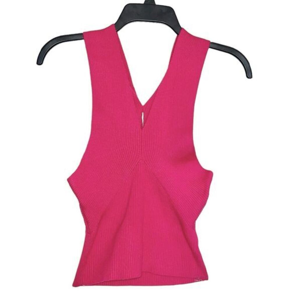 Forever 21 Sweater Tank Top Medium Sleeveless Pink Graduation Vacation Feminine